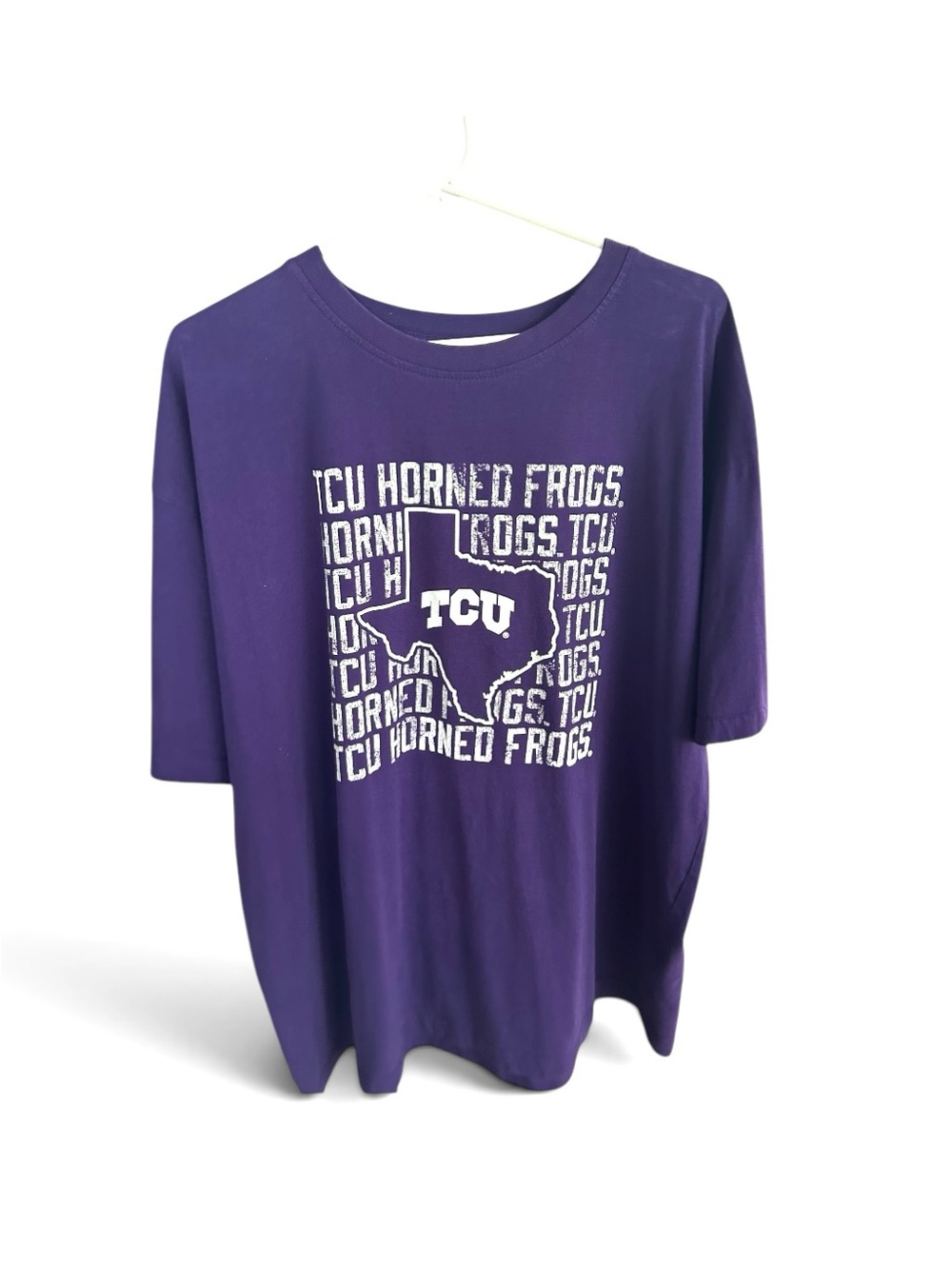 TC Purple TCU Horned Frogs Graphic Short Sleeve Tee